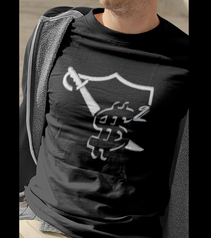 Las Vegas Raider Dollar Sword Shield T-Shirt