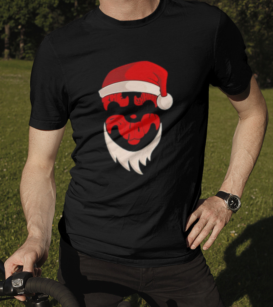 The Shaggs Santa Christmas Face T-Shirt