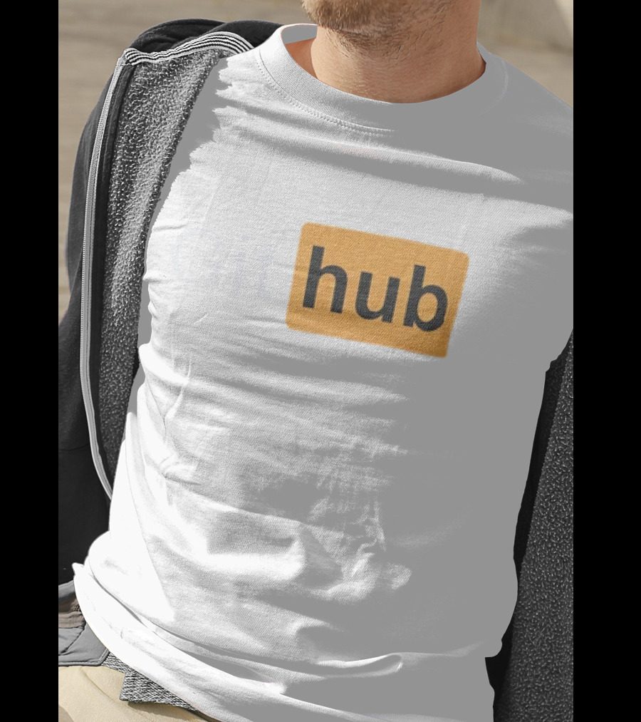 Git Hub Text With Yellow Highlight T-Shirt
