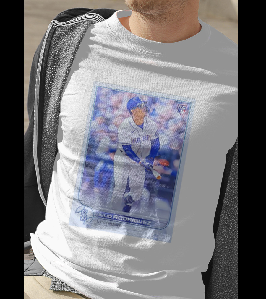 Julio Rodriguez RC Seattle Mariners MLB Baseball Card T-Shirt