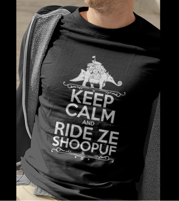 Keep Calm And Ride Ze Shoopuf Final Fantasy X Inspired T-Shirt