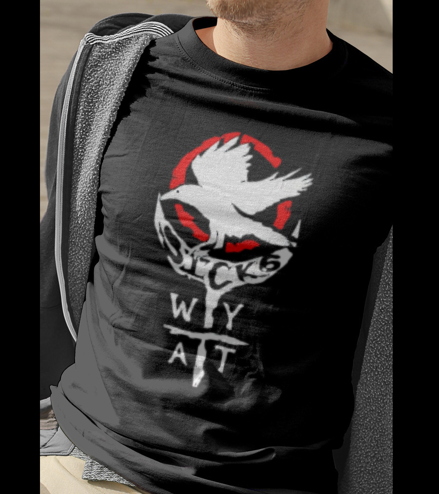 Licensed Gear Wyatt Sicks Red Circle Motif T-Shirt