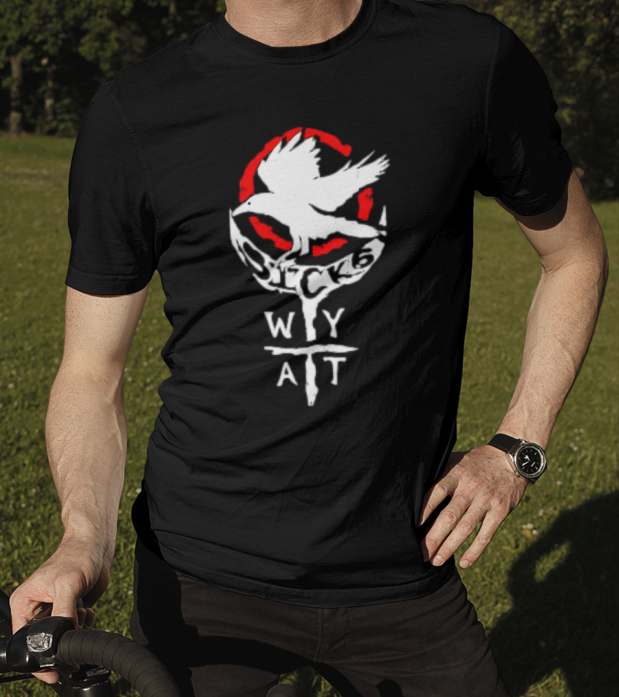 Licensed Gear Wyatt Sicks Red Circle Motif T-Shirt