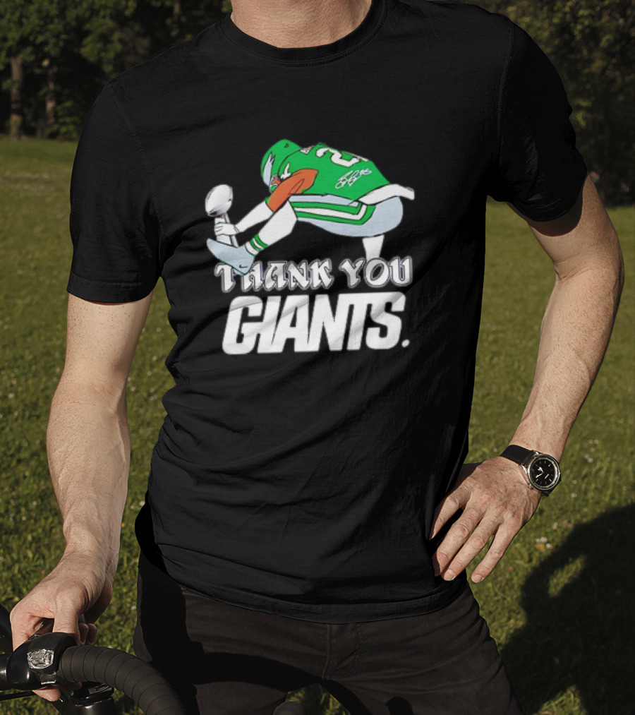 Thank You Giants Saquon Barkley Philadelphia Eagles Football T-Shirt