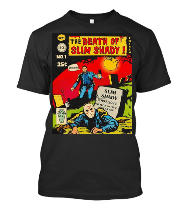 The Death Of Slim Shady 1997-2024 Eminem Comic Cover No.1 T-Shirt