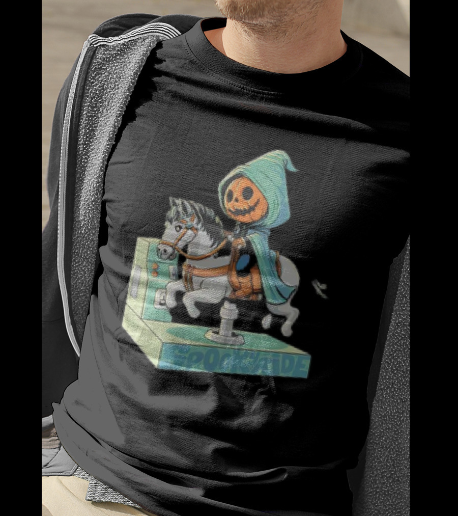 The Legend Of Sleepy Hollow Headless Horseman Spooky Ride Coin Operated Ride T-Shirt