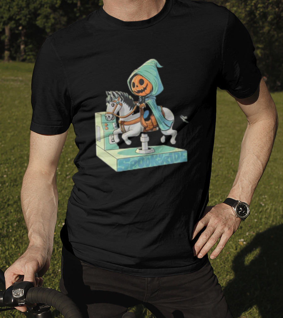 The Legend Of Sleepy Hollow Headless Horseman Spooky Ride Coin Operated Ride T-Shirt