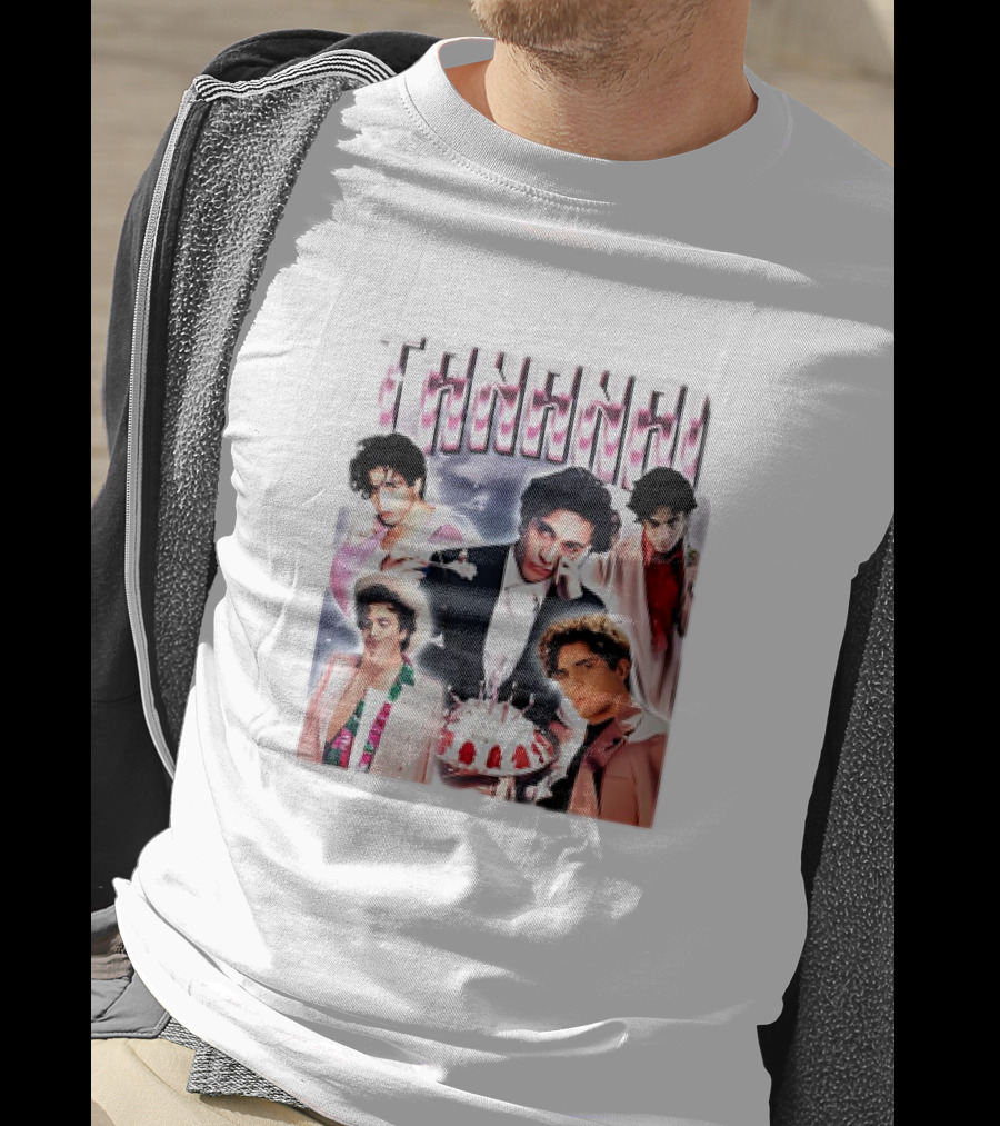 Tananai Cake Collage With Suit T-Shirt