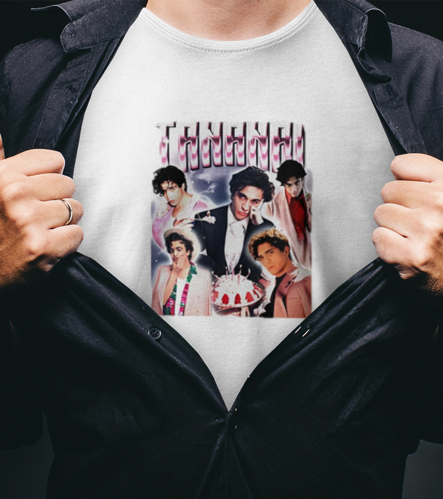 Tananai Cake Collage With Suit T-Shirt