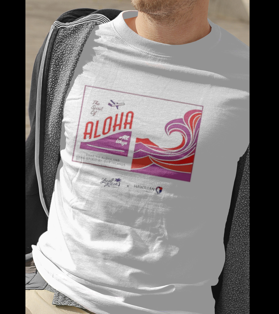 The Spirit Of Aloha Hawaiian Airlines Local Motion Sharing Aloha Waves T-Shirt