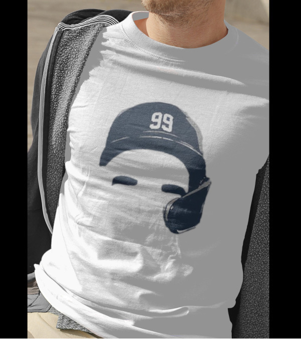 Aaron Judge New York Yankees Number 99 Blank Face Baseball Cap T-Shirt