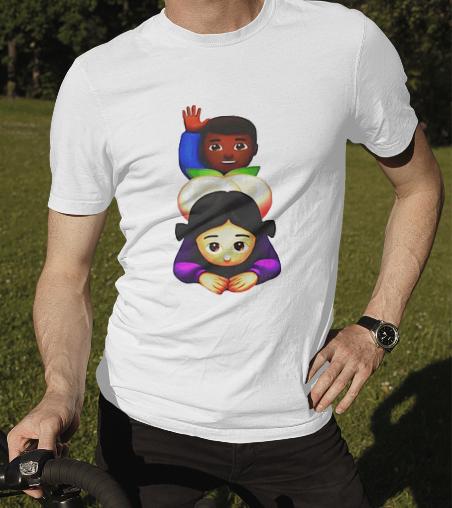 Doggystyle Emoji Meme Peach Behind Scene T-Shirt