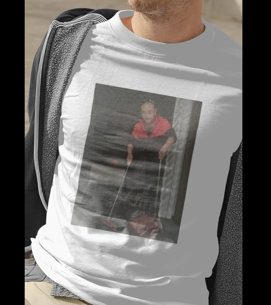 Hygiene Guy Cleaning With Broom And Dustpan Indoors T-Shirt