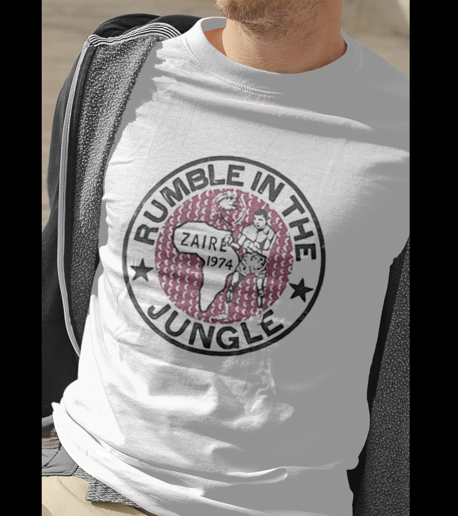Rumble In The Jungle Zaire 1974 Boxer Africa Stars T-Shirt