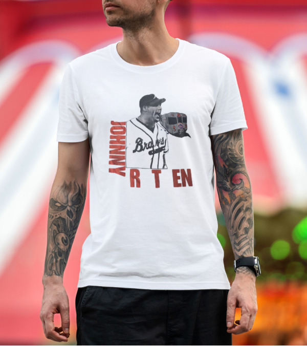 Premium T-Shirt: Johnny Rotten Braves Mets Subway Mashup Vintage T-Shirt Johnny Rotten Braves Mets Subway Mashup Vintage T-Shirt