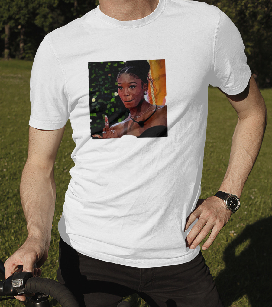 Love Island USA Serena Gesture Middle Finger T-Shirt