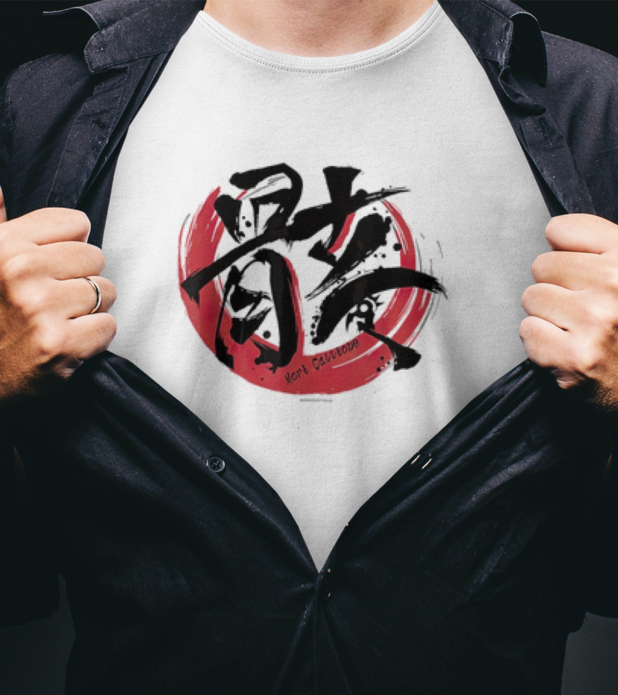 Mori Calliope Kanji Red Circle Hololive Production Skeleton T-Shirt