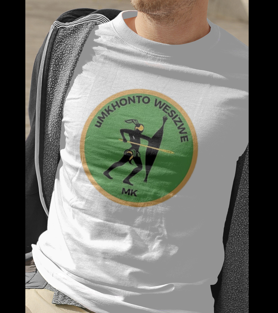 Umkhonto Wesizwe MK Embu Sign With Warrior And Spear T-Shirt