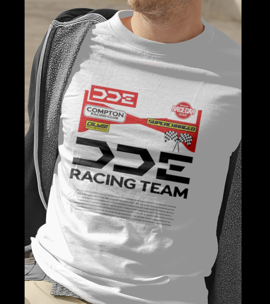DDE Racing Team Compton Racing Club Supercharged Racecar 333 Carbon T-Shirt