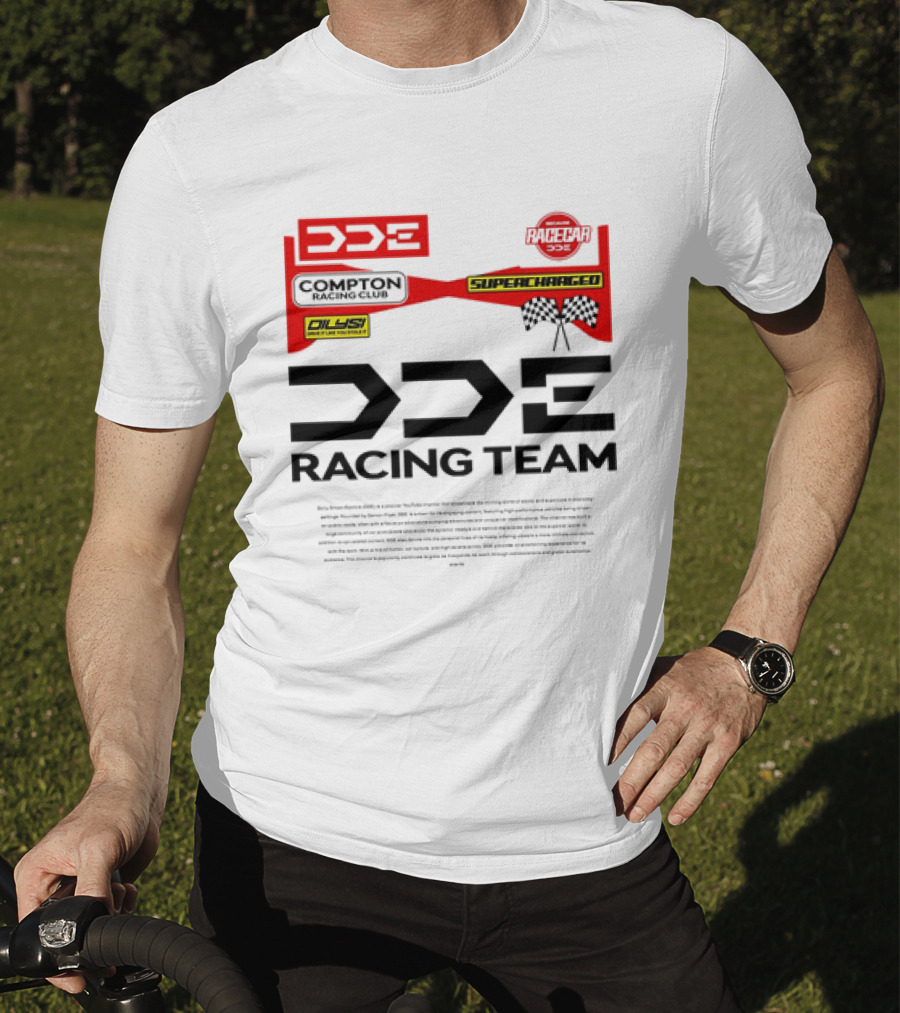 DDE Racing Team Compton Racing Club Supercharged Racecar 333 Carbon T-Shirt