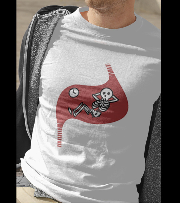 Dungeon Meshi Falin Touden Relaxed Skeleton Motif T-Shirt
