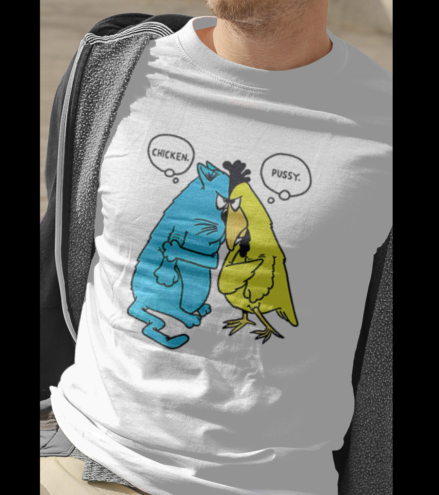 Chicken Pussy Cartoon John Baynham Chicken Pussy T-Shirt