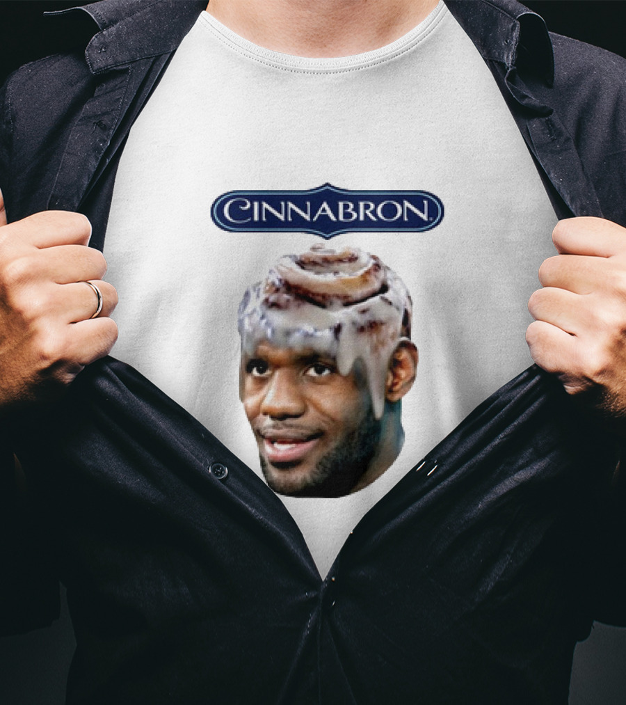 Lebron James Cinnabron Cinnamon Roll Head T-Shirt