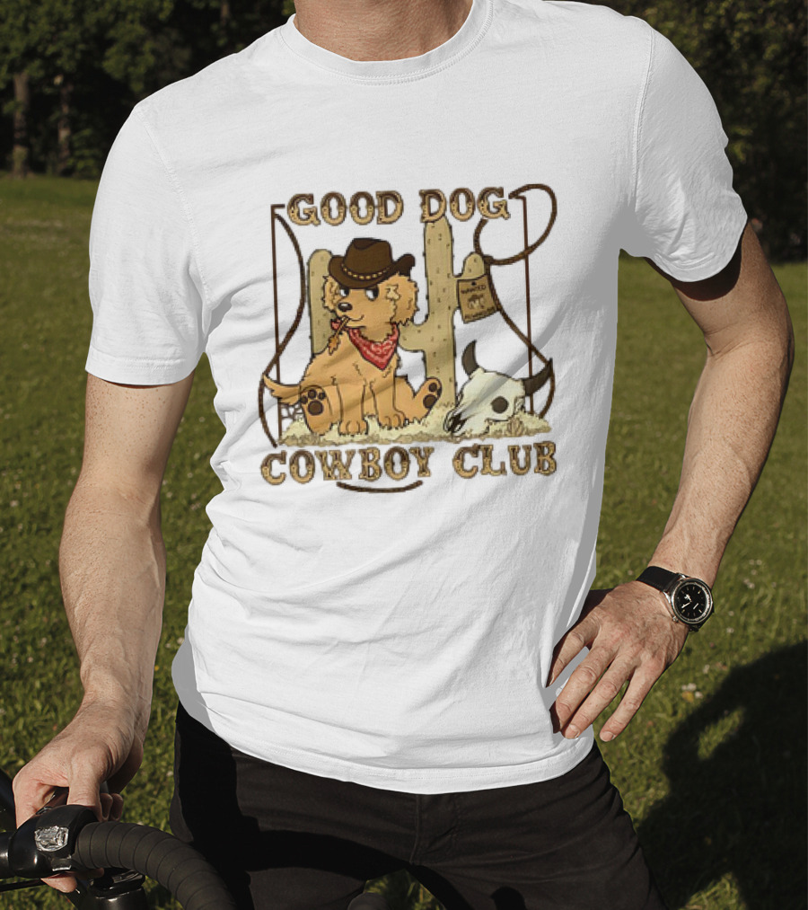 Good Dog Cowboy Club Cactus And Skull T-Shirt