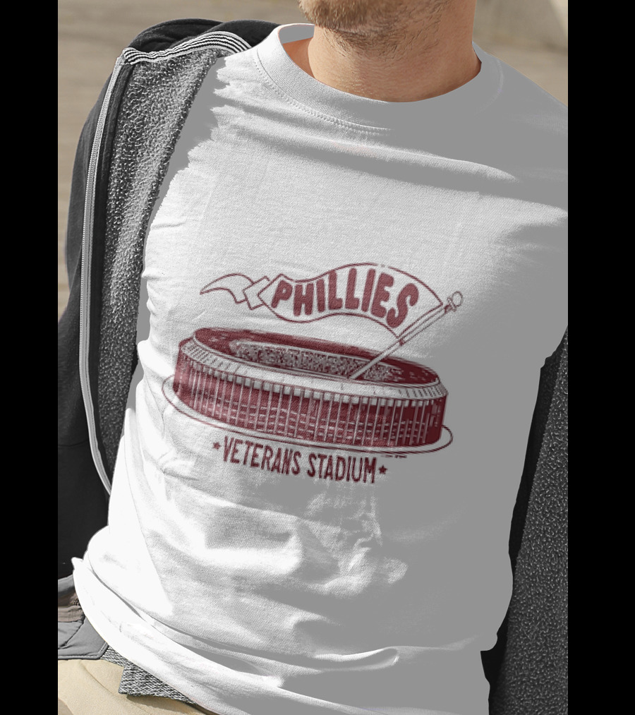 Phillies Veterans Stadium Retro T-Shirt