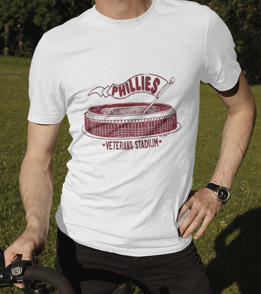 Phillies Veterans Stadium Retro T-Shirt