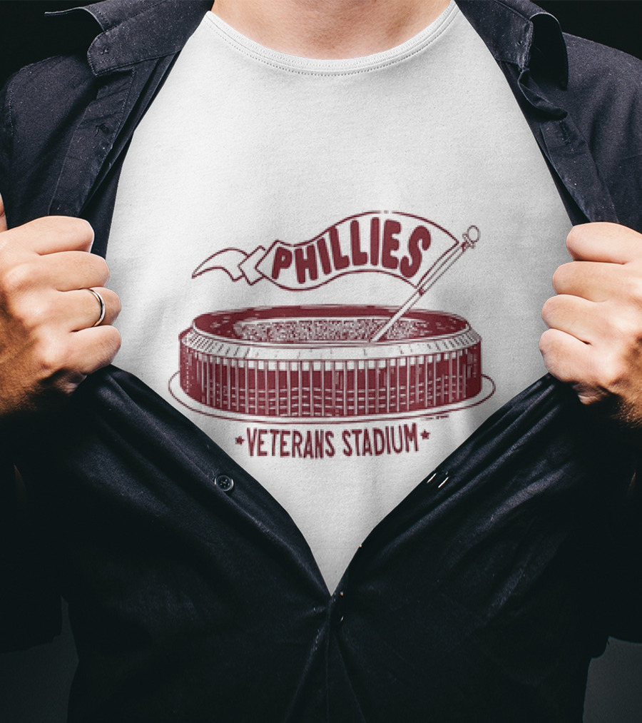 Phillies Veterans Stadium Retro T-Shirt
