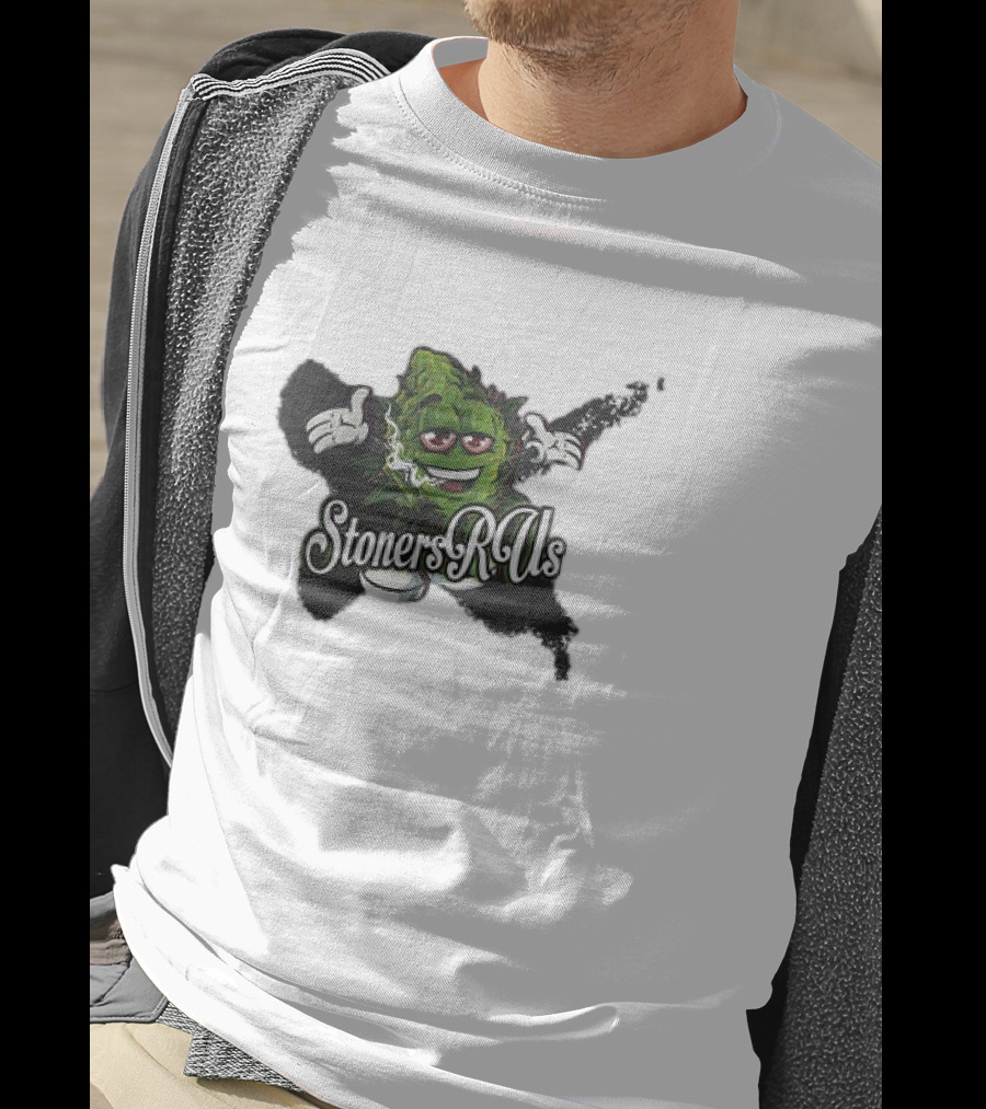 Stoners R Us Smoke Weed Leaf Character T-Shirt