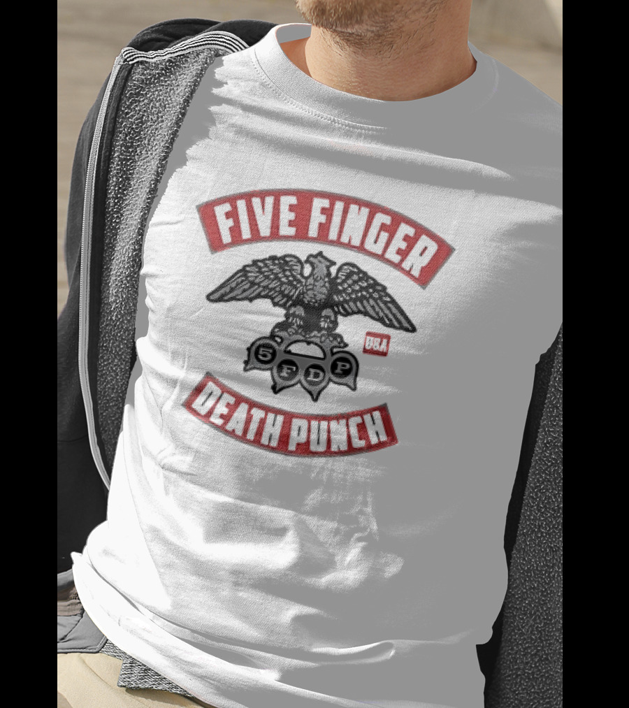 Five Finger Death Punch Eagle USA Logo 5FDP T-Shirt
