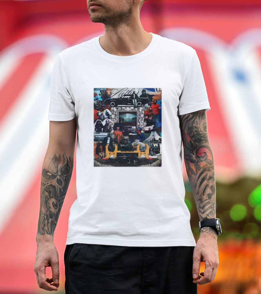 Kendrick Lamar and Sza Grand National Tour Collage Vintage Aesthetic T-Shirt