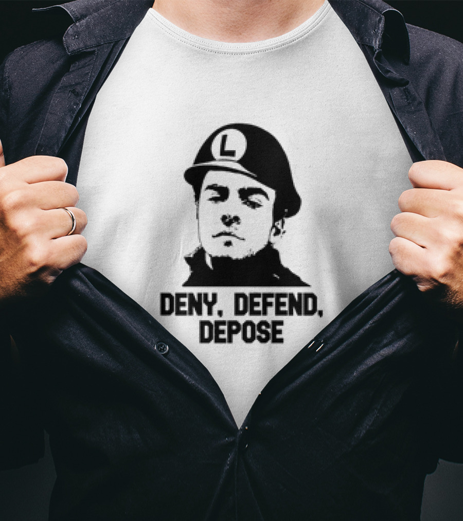 Deny Defend Depose Helmet Portrait Classic T-Shirt