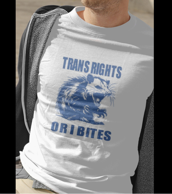 TRANS RIGHTS OR I BITES OPPOSUM RETRO T-Shirt