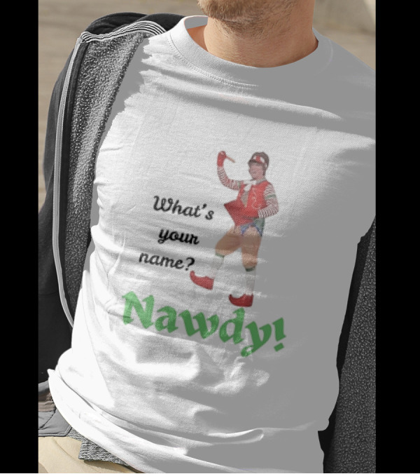 What's Your Name Nawdy Vintage Clown Costume T-Shirt