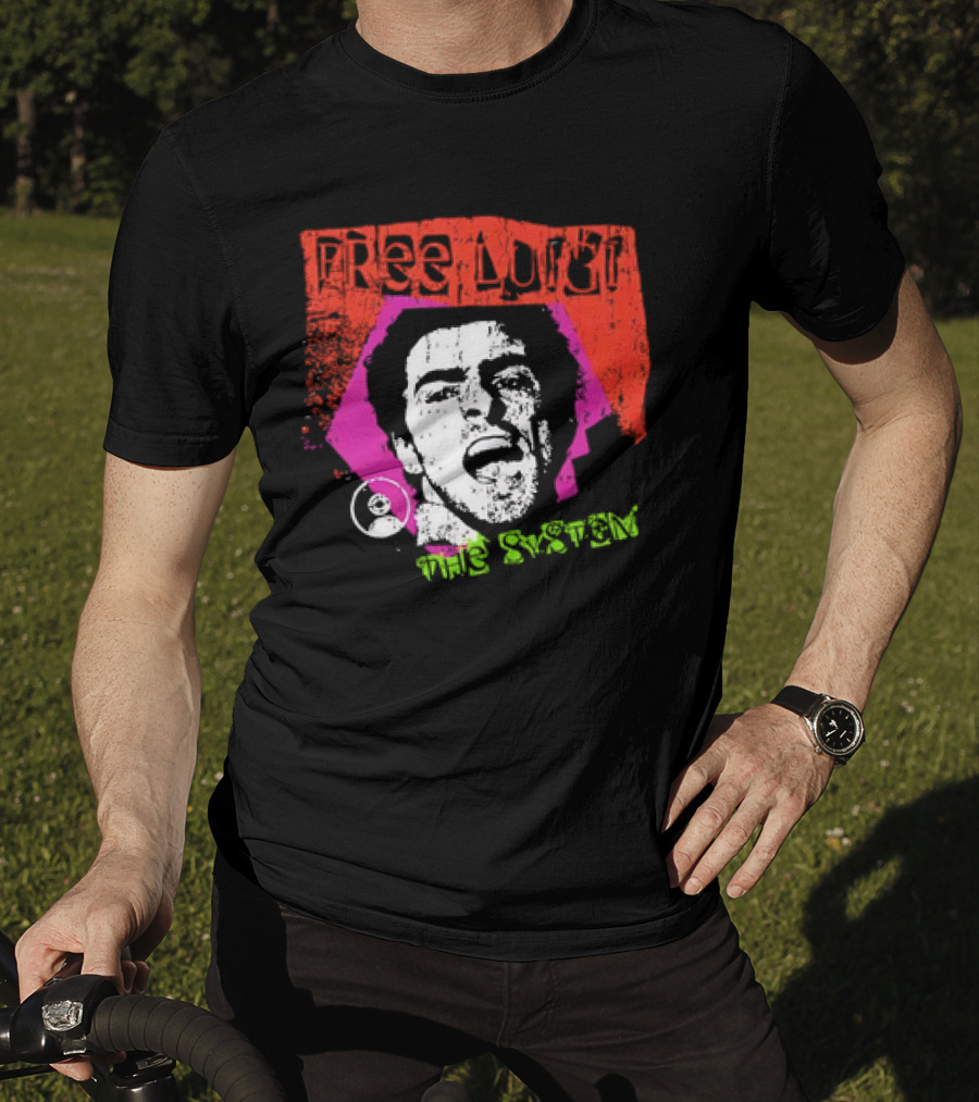 Free Luigi The System Portrait Bold Expression T-Shirt
