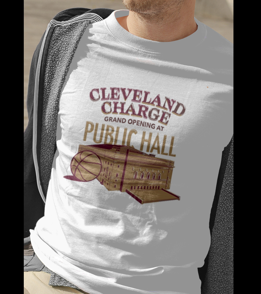 Cleveland Charge Grand Opening At Public Hall Basketball Event T-Shirt