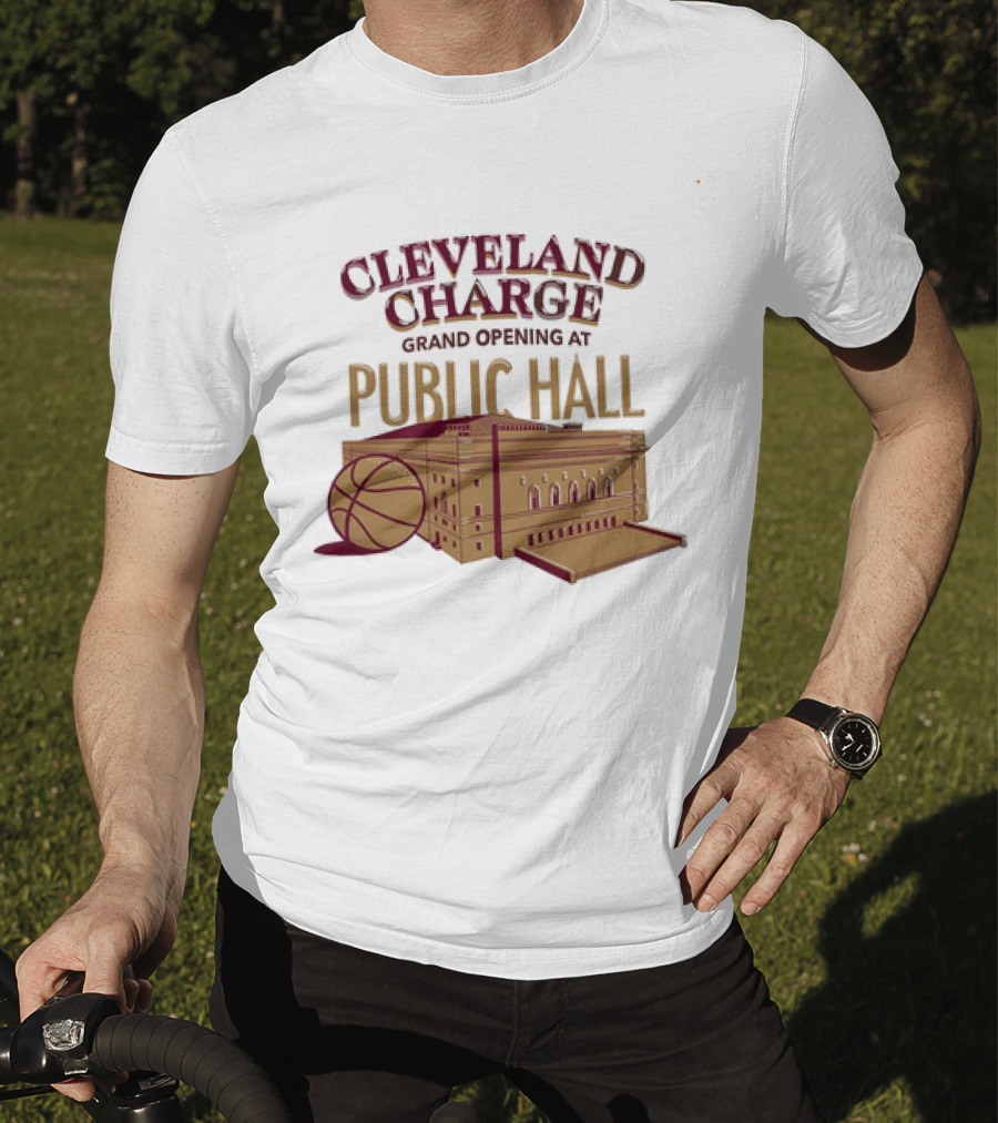 Cleveland Charge Grand Opening At Public Hall Basketball Event T-Shirt