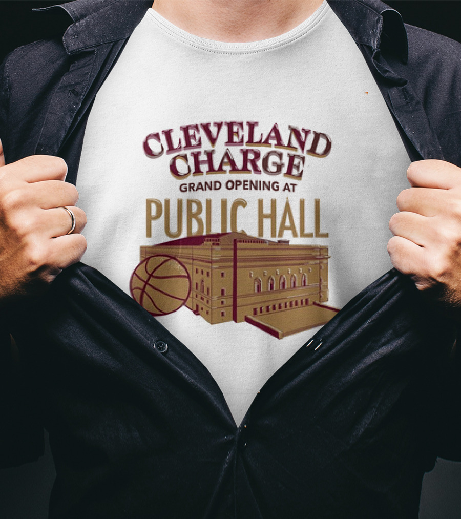 Cleveland Charge Grand Opening At Public Hall Basketball Event T-Shirt
