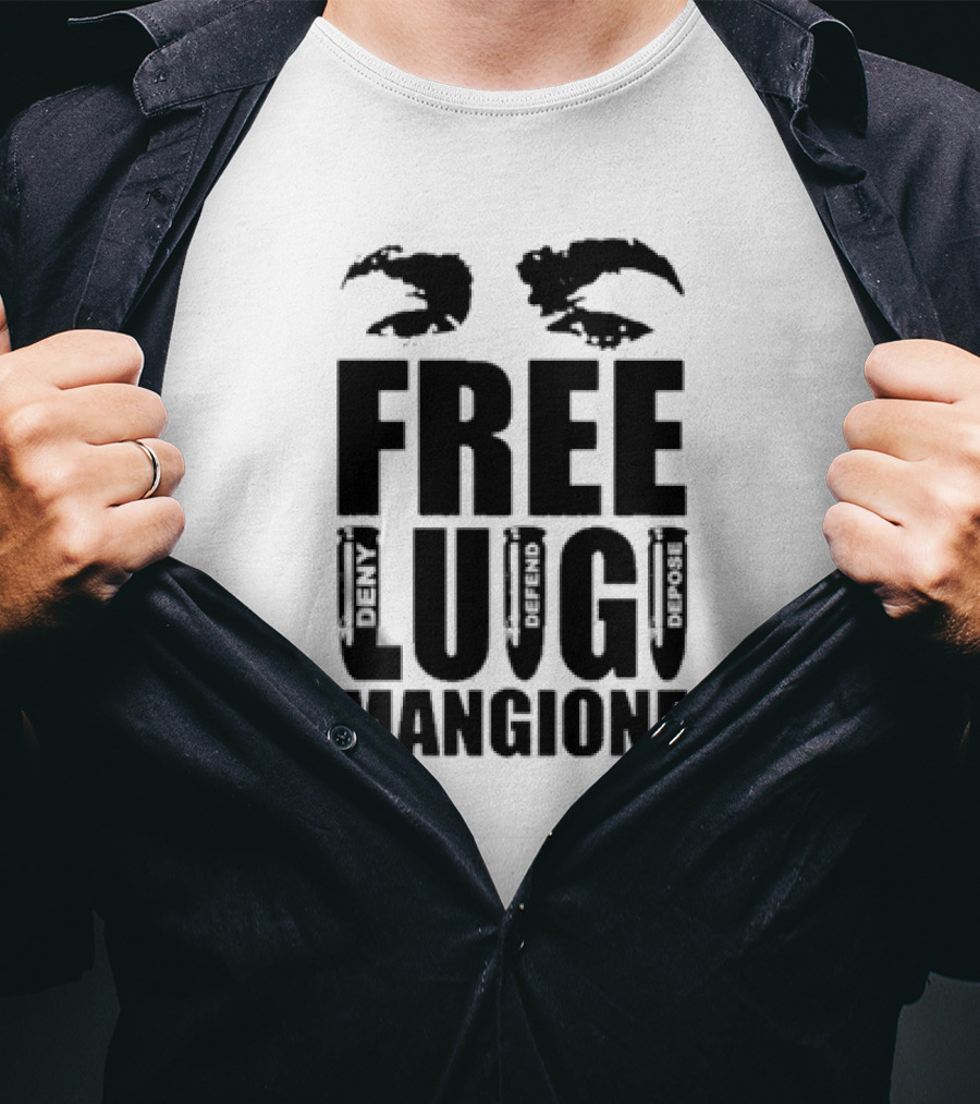 Free Luigi Mangione Deny Defend Depose T-Shirt