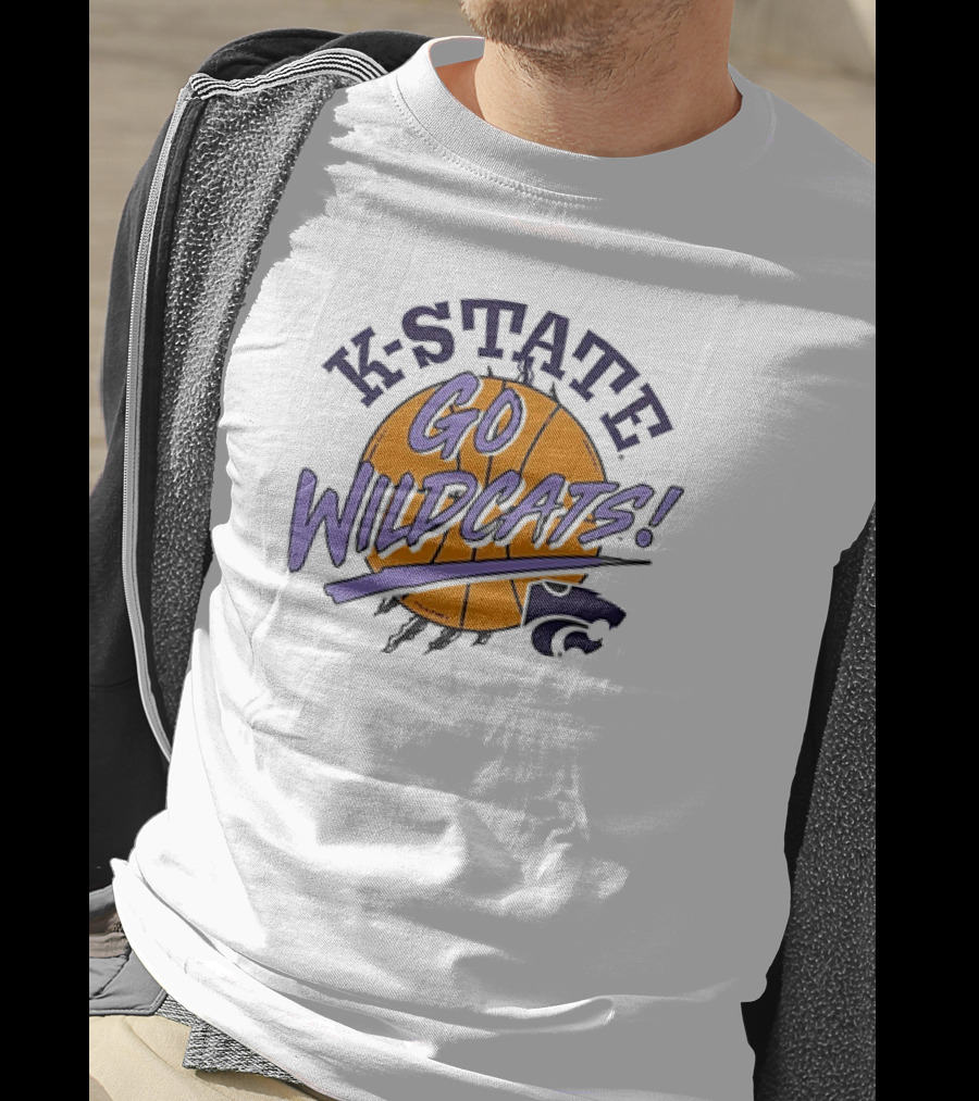 K-State Go Wildcats Basketball T-Shirt