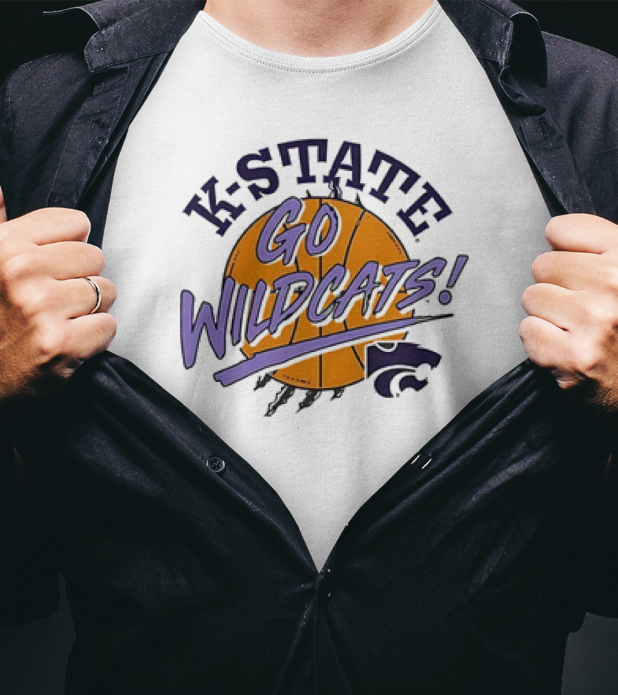 K-State Go Wildcats Basketball T-Shirt