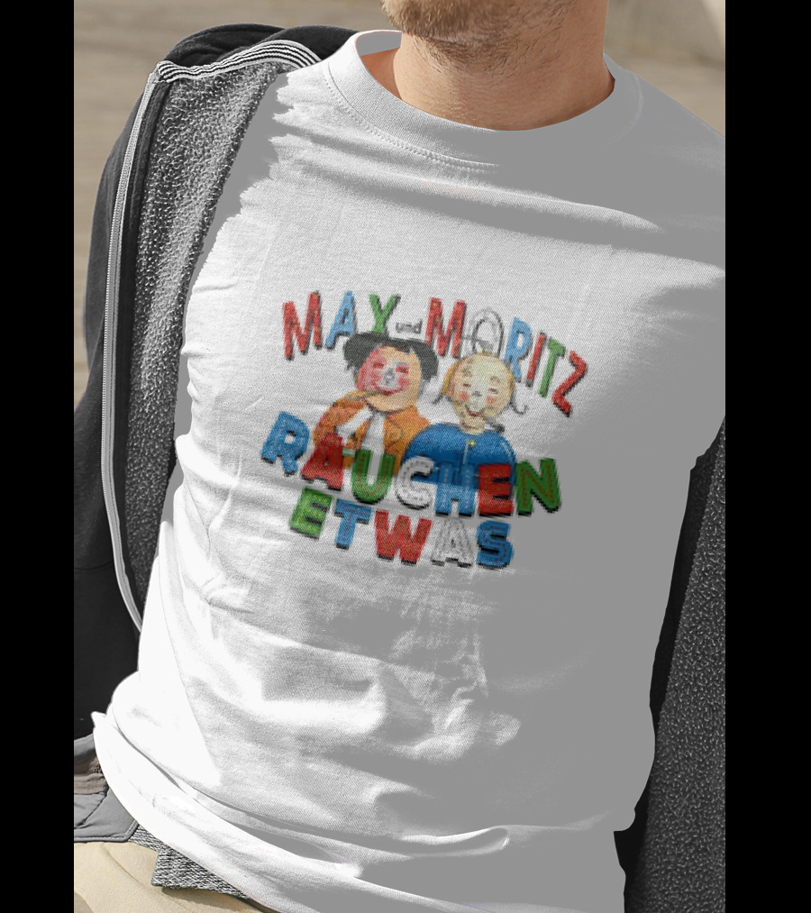 Max Und Moritz Rauchen Etwas Classic Cartoon Mischief T-Shirt