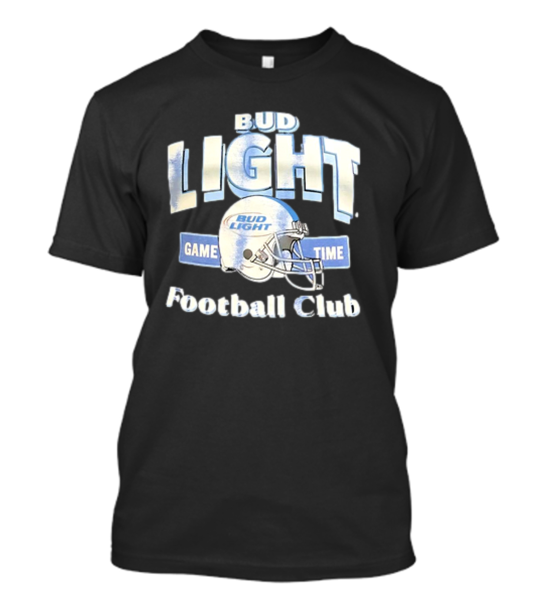 Bud Light Game Time Football Club Helmet T-Shirt