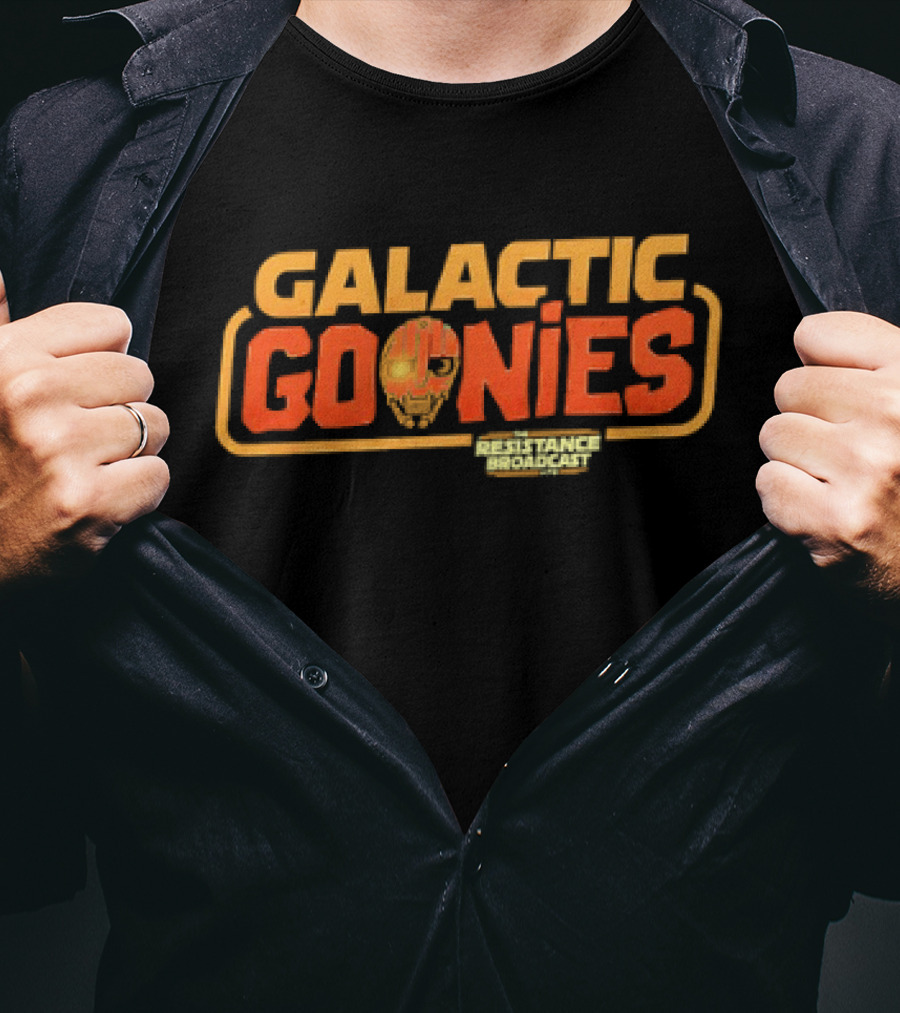 Galactic Goonies Resistance Broadcast Star War Inspired T-Shirt