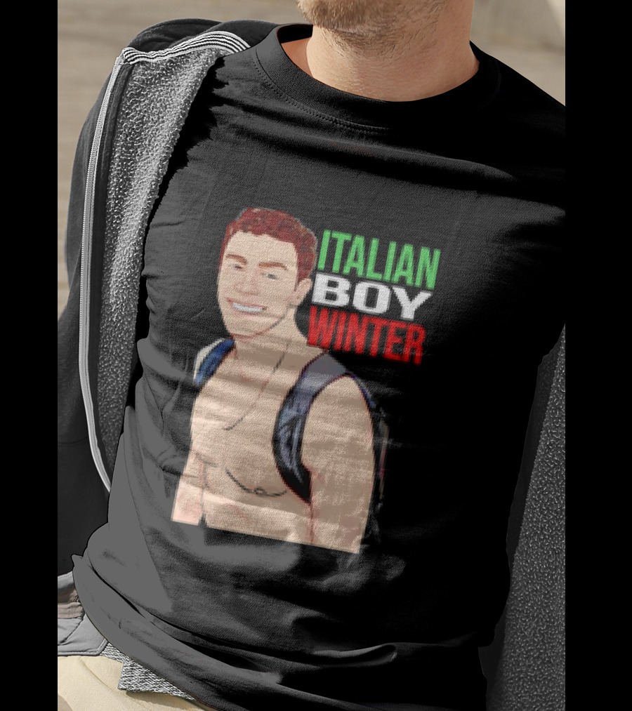 Luigi Mangione Italian Boy Winter Backpack Smiling T-Shirt