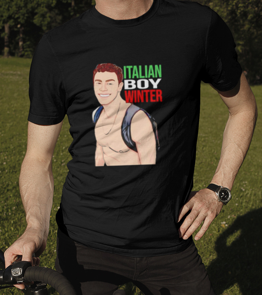 Luigi Mangione Italian Boy Winter Backpack Smiling T-Shirt