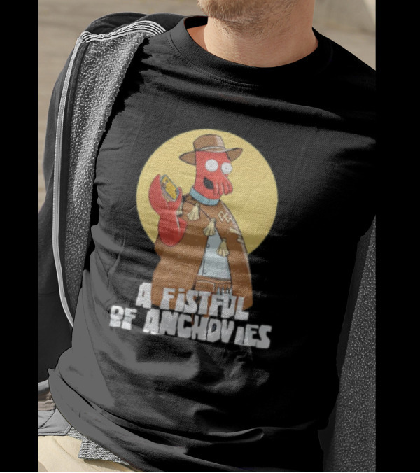 A Fistful Of Anchovies Zoidberg Futurama Cowboy T-Shirt